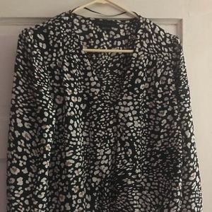 Sanctuary leopard print blouse